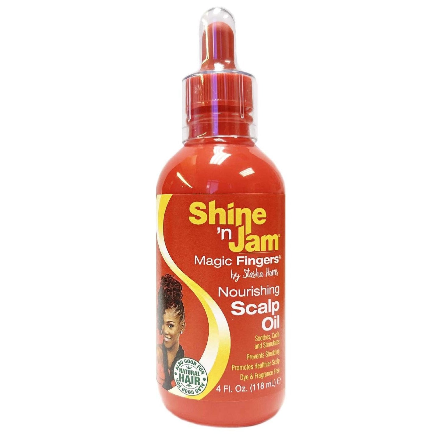 Ampro Shine n' Jam Magic Fingers Scalp Oil 4 Oz