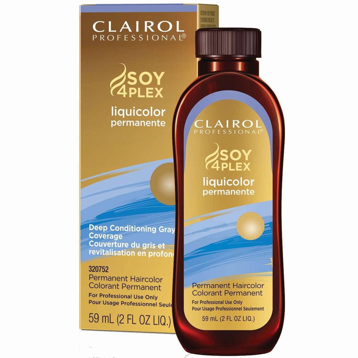 Clairol Soy Liquicolor Permanente 4A46D Light Cool Brown 2 Oz