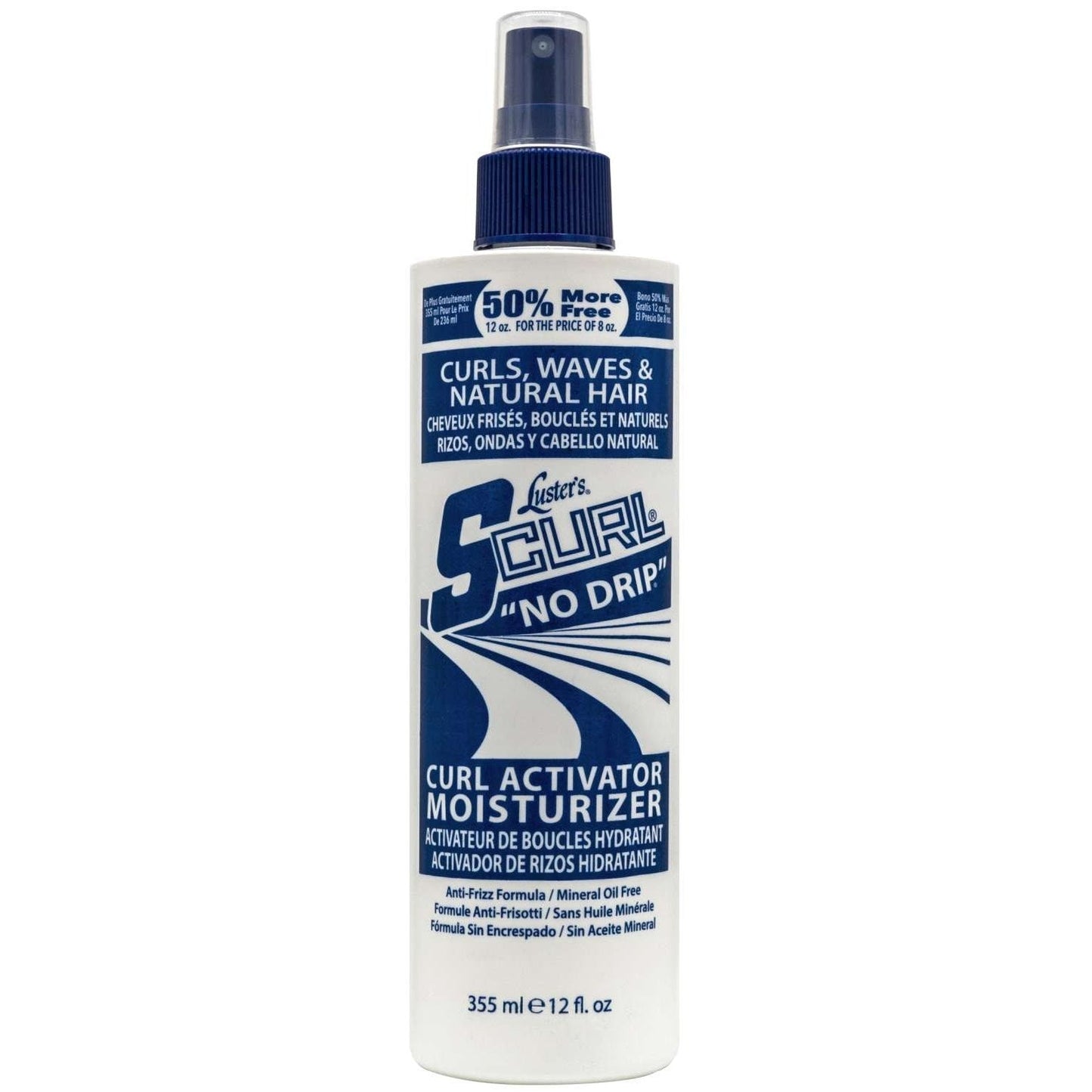 Scurl No-Drip Curl Activator Moisturizingurizer Spray Bonus