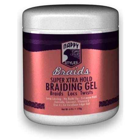 Nappy Styles Braids Super Extra Hold Braiding Gel