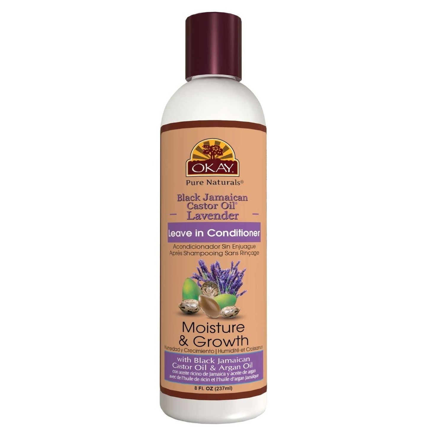 Okay Black Jamaican Castor Oil Lavender Leave In Conditioner