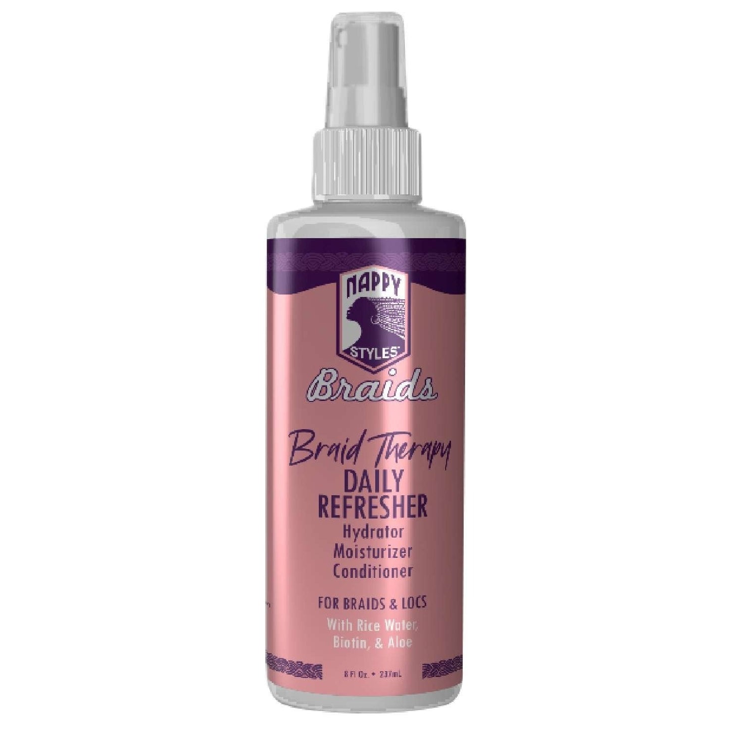 Nappy Styles Braid Therapy Daily Refresher Spray 8 Oz