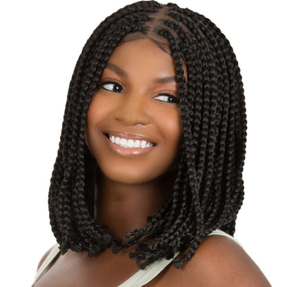 Queen B Lace Wig Qlw319 Box Braid Bob