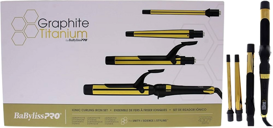 Babyliss Pro Graphite Titanium Interchangeable Curling Set
